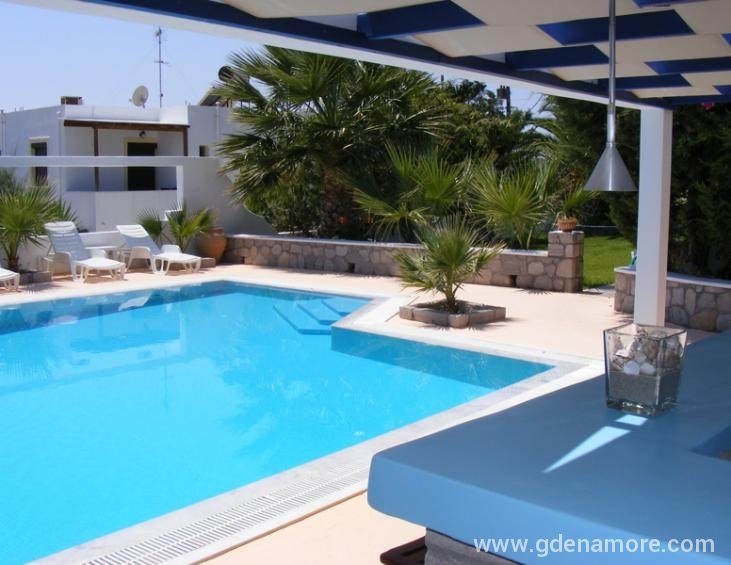 the pool area